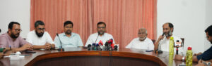 Jamaat e Islami Hind Kerala Leaders in Press meet at Hira Centre, Kozhikode.